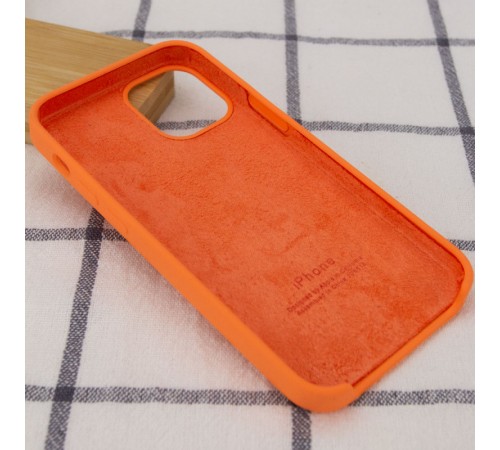 Чохол Silicone Case (AA) для Apple iPhone 12 Pro Max (6.7") Помаранчевий / Papaya Чохол Silicone Case (AA) для Apple iPhone 12 Pro Max (6.7") Помаранчевий / Papaya