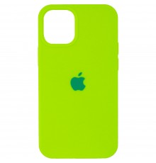 Чохол Silicone Case (AA) для Apple iPhone 12 Pro Max (6.7") Салатовий / Neon Green