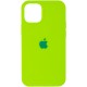Чохол Silicone Case (AA) для Apple iPhone 12 Pro Max (6.7") Салатовий / Neon Green