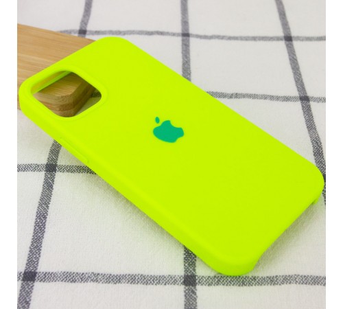 Чохол Silicone Case (AA) для Apple iPhone 12 Pro Max (6.7") Салатовий / Neon Green Чохол Silicone Case (AA) для Apple iPhone 12 Pro Max (6.7") Салатовий / Neon Green
