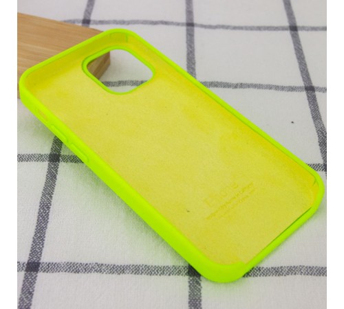Чохол Silicone Case (AA) для Apple iPhone 12 Pro Max (6.7") Салатовий / Neon Green Чохол Silicone Case (AA) для Apple iPhone 12 Pro Max (6.7") Салатовий / Neon Green