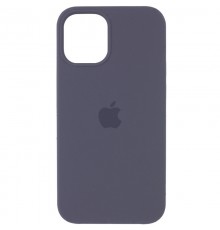 Чохол Silicone Case (AA) для Apple iPhone 12 Pro Max (6.7") Сірий / Dark Grey