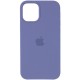 Чохол Silicone Case (AA) для Apple iPhone 12 Pro Max (6.7") Сірий / Lavender Gray