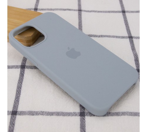 Чохол Silicone Case (AA) для Apple iPhone 12 Pro Max (6.7") Сірий / Mist Blue Чохол Silicone Case (AA) для Apple iPhone 12 Pro Max (6.7") Сірий / Mist Blue
