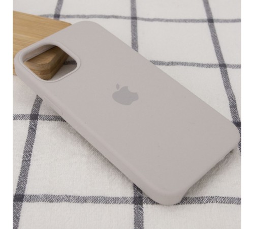 Чохол Silicone Case (AA) для Apple iPhone 12 Pro Max (6.7") Сірий / Stone Чохол Silicone Case (AA) для Apple iPhone 12 Pro Max (6.7") Сірий / Stone