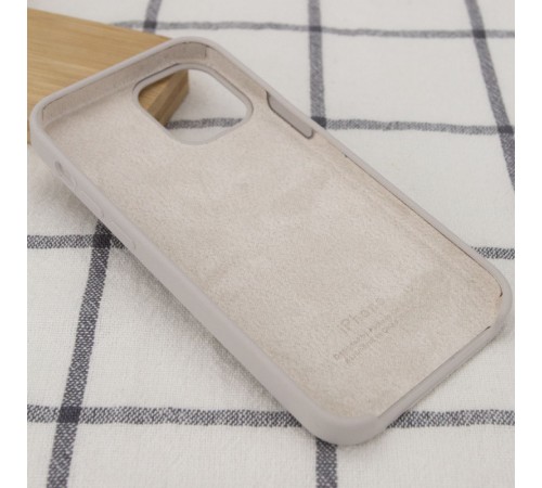 Чохол Silicone Case (AA) для Apple iPhone 12 Pro Max (6.7") Сірий / Stone Чохол Silicone Case (AA) для Apple iPhone 12 Pro Max (6.7") Сірий / Stone