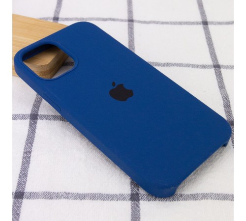 Чохол Silicone Case (AA) для Apple iPhone 12 Pro Max (6.7") Синій / Navy Blue Чохол Silicone Case (AA) для Apple iPhone 12 Pro Max (6.7") Синій / Navy Blue