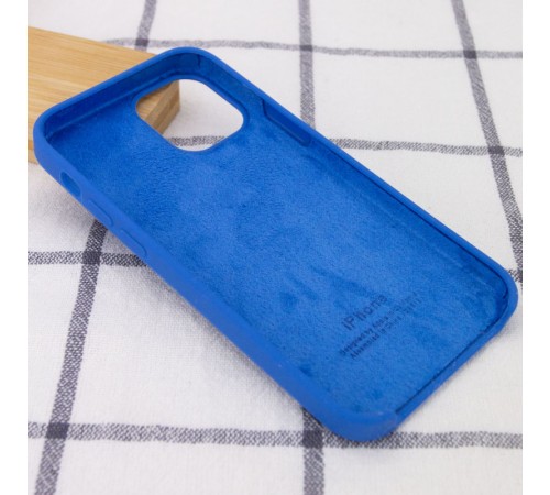 Чохол Silicone Case (AA) для Apple iPhone 12 Pro Max (6.7") Синій / Royal blue Чохол Silicone Case (AA) для Apple iPhone 12 Pro Max (6.7") Синій / Royal blue
