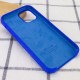 Чохол Silicone Case (AA) для Apple iPhone 12 Pro Max (6.7") Синій / Shiny blue