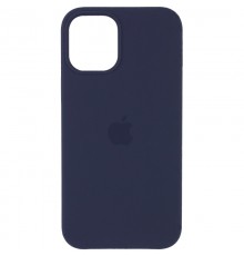 Чохол Silicone Case (AA) для Apple iPhone 12 Pro Max (6.7") Темно-синій / Midnight blue