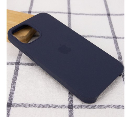 Чохол Silicone Case (AA) для Apple iPhone 12 Pro Max (6.7") Темно-синій / Midnight blue Чохол Silicone Case (AA) для Apple iPhone 12 Pro Max (6.7") Темно-синій / Midnight blue