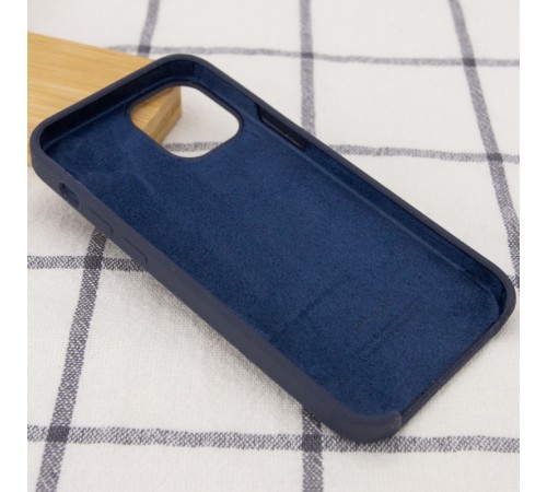 Чохол Silicone Case (AA) для Apple iPhone 12 Pro Max (6.7") Темно-синій / Midnight blue Чохол Silicone Case (AA) для Apple iPhone 12 Pro Max (6.7") Темно-синій / Midnight blue