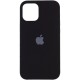 Чохол Silicone Case (AA) для Apple iPhone 12 Pro Max (6.7") Чорний / Black