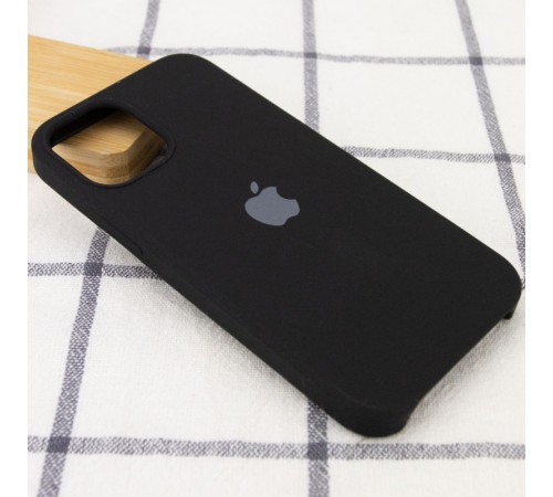 Чохол Silicone Case (AA) для Apple iPhone 12 Pro Max (6.7") Чорний / Black Чохол Silicone Case (AA) для Apple iPhone 12 Pro Max (6.7") Чорний / Black