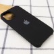 Чохол Silicone Case (AA) для Apple iPhone 12 Pro Max (6.7") Чорний / Black
