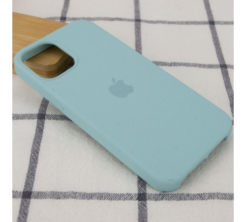 Чохол Silicone Case (AA) для Apple iPhone 12 Pro Max (6.7") Бірюзовий / Light blue Чохол Silicone Case (AA) для Apple iPhone 12 Pro Max (6.7") Бірюзовий / Light blue