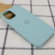Чохол Silicone Case (AA) для Apple iPhone 12 Pro Max (6.7") Бірюзовий / Light blue