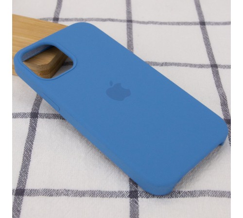 Чохол Silicone Case (AA) для Apple iPhone 12 Pro Max (6.7") Синій / Denim Blue Чохол Silicone Case (AA) для Apple iPhone 12 Pro Max (6.7") Синій / Denim Blue