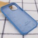 Чохол Silicone Case (AA) для Apple iPhone 12 Pro Max (6.7") Синій / Denim Blue