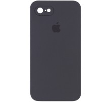 Чохол Silicone Case Square Full Camera Protective (AA) для Apple iPhone 6/6s (4.7") Сірий / Dark Gray