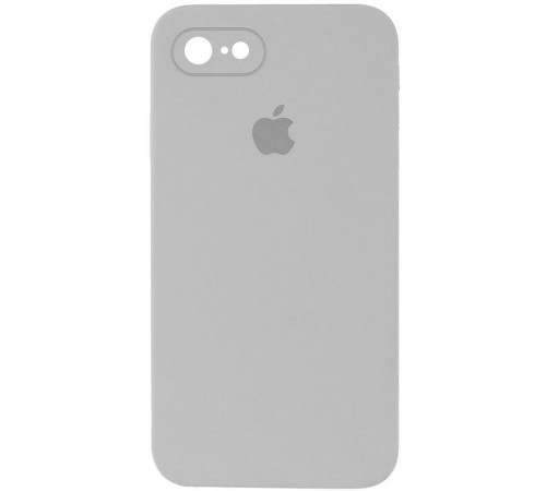 Чохол Silicone Case Square Full Camera Protective (AA) для Apple iPhone 6/6s (4.7") Сірий / Light Grey