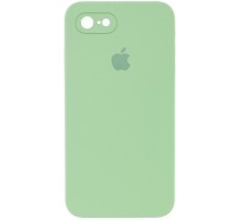 Чохол Silicone Case Square Full Camera Protective (AA) для Apple iPhone 6/6s (4.7") М'ятний / Mint