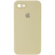 Чохол Silicone Case Square Full Camera Protective (AA) для Apple iPhone 7 / 8 / SE (2020) (4.7") Жовтий / Mellow Yellow