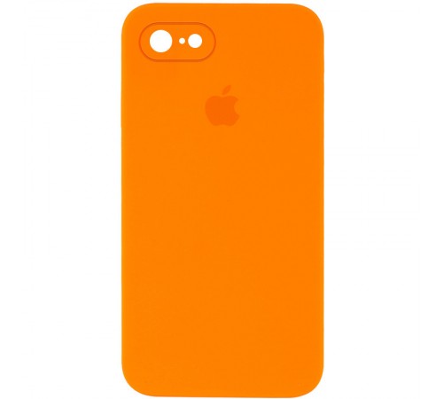Чохол Silicone Case Square Full Camera Protective (AA) для Apple iPhone 7 / 8 / SE (2020) (4.7") Помаранчевий / Bright Orange Чохол Silicone Case Square Full Camera Protective (AA) для Apple iPhone 7 / 8 / SE (2020) (4.7") Помаранчевий / Bright Orange