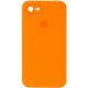 Чохол Silicone Case Square Full Camera Protective (AA) для Apple iPhone 7 / 8 / SE (2020) (4.7") Помаранчевий / Bright Orange