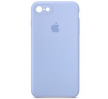Чохол Silicone Case Square Full Camera Protective (AA) для Apple iPhone 7 / 8 / SE (2020) (4.7") Блакитний / Lilac Blue