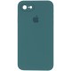 Чохол Silicone Case Square Full Camera Protective (AA) для Apple iPhone 7 / 8 / SE (2020) (4.7") Зелений / Pine green