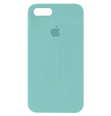 Чохол Silicone Case Square Full Camera Protective (AA) для Apple iPhone 7 / 8 / SE (2020) (4.7") Бірюзовий / Ice Blue