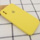 Чохол Silicone Case Square Full Camera Protective (AA) для Apple iPhone X / XS (5.8") Жовтий / Canary Yellow