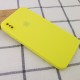 Чохол Silicone Case Square Full Camera Protective (AA) для Apple iPhone X / XS (5.8") Жовтий / Bright Yellow