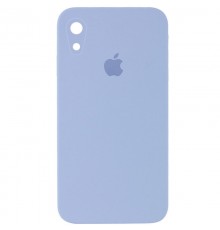 Чохол Silicone Case Square Full Camera Protective (AA) для Apple iPhone XR (6.1") Блакитний / Mist blue