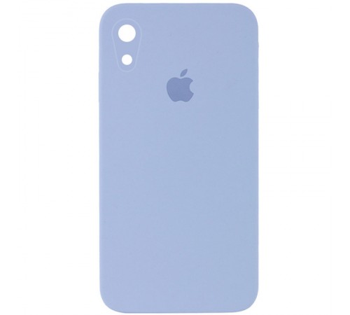Чохол Silicone Case Square Full Camera Protective (AA) для Apple iPhone XR (6.1") Блакитний / Mist blue Чохол Silicone Case Square Full Camera Protective (AA) для Apple iPhone XR (6.1") Блакитний / Mist blue
