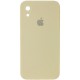 Чохол Silicone Case Square Full Camera Protective (AA) для Apple iPhone XR (6.1") Жовтий / Mellow Yellow
