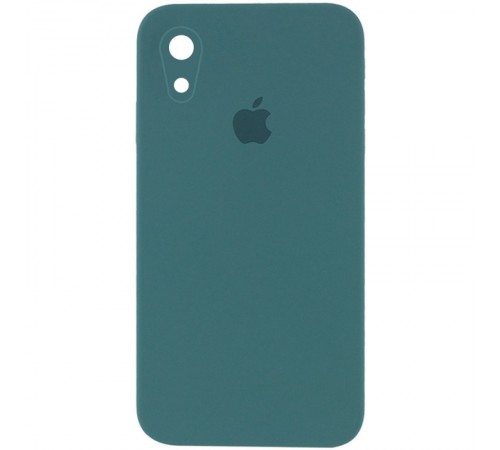 Чохол Silicone Case Square Full Camera Protective (AA) для Apple iPhone XR (6.1") Зелений / Pine green Чохол Silicone Case Square Full Camera Protective (AA) для Apple iPhone XR (6.1") Зелений / Pine green