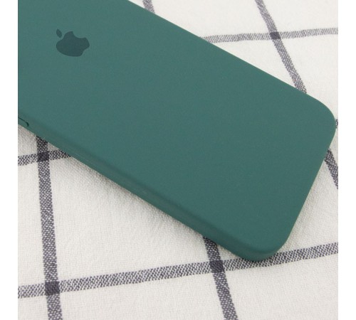 Чохол Silicone Case Square Full Camera Protective (AA) для Apple iPhone XR (6.1") Зелений / Pine green Чохол Silicone Case Square Full Camera Protective (AA) для Apple iPhone XR (6.1") Зелений / Pine green