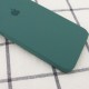 Чохол Silicone Case Square Full Camera Protective (AA) для Apple iPhone XR (6.1") Зелений / Pine green