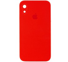 Чохол Silicone Case Square Full Camera Protective (AA) для Apple iPhone XR (6.1") Червоний / Red