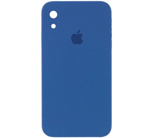 Чохол Silicone Case Square Full Camera Protective (AA) для Apple iPhone XR (6.1") Синій / Navy blue Чохол Silicone Case Square Full Camera Protective (AA) для Apple iPhone XR (6.1") Синій / Navy blue