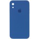 Чохол Silicone Case Square Full Camera Protective (AA) для Apple iPhone XR (6.1") Синій / Navy blue