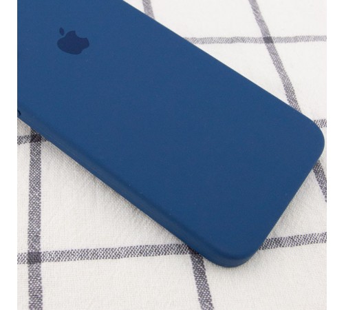 Чохол Silicone Case Square Full Camera Protective (AA) для Apple iPhone XR (6.1") Синій / Navy blue Чохол Silicone Case Square Full Camera Protective (AA) для Apple iPhone XR (6.1") Синій / Navy blue
