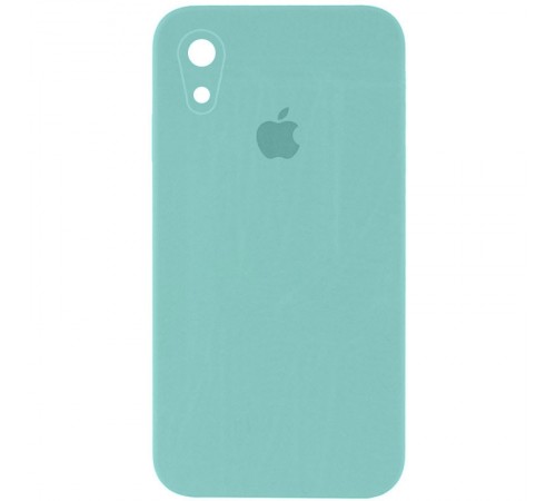 Чохол Silicone Case Square Full Camera Protective (AA) для Apple iPhone XR (6.1") Бірюзовий / Ice Blue Чохол Silicone Case Square Full Camera Protective (AA) для Apple iPhone XR (6.1") Бірюзовий / Ice Blue
