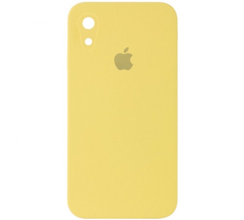 Чохол Silicone Case Square Full Camera Protective (AA) для Apple iPhone XR (6.1") Жовтий / Canary Yellow Чохол Silicone Case Square Full Camera Protective (AA) для Apple iPhone XR (6.1") Жовтий / Canary Yellow