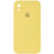 Чохол Silicone Case Square Full Camera Protective (AA) для Apple iPhone XR (6.1") Жовтий / Canary Yellow