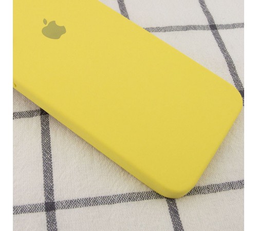 Чохол Silicone Case Square Full Camera Protective (AA) для Apple iPhone XR (6.1") Жовтий / Canary Yellow Чохол Silicone Case Square Full Camera Protective (AA) для Apple iPhone XR (6.1") Жовтий / Canary Yellow