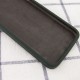 Чохол Silicone Case Square Full Camera Protective (AA) для Apple iPhone 11 (6.1") Зелений / Black Green