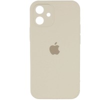 Чохол Silicone Case Square Full Camera Protective (AA) для Apple iPhone 11 (6.1") Бежевий / Antigue White